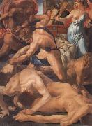 Rosso Fiorentino Moses Defending the Daughters of Jethro Spain oil painting artist